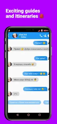 Vlad A4 Real Call & Chat Game android App screenshot 0